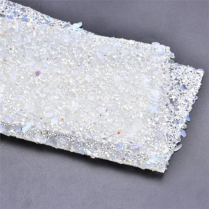 Rhinestone Mesh Ribbon Trim